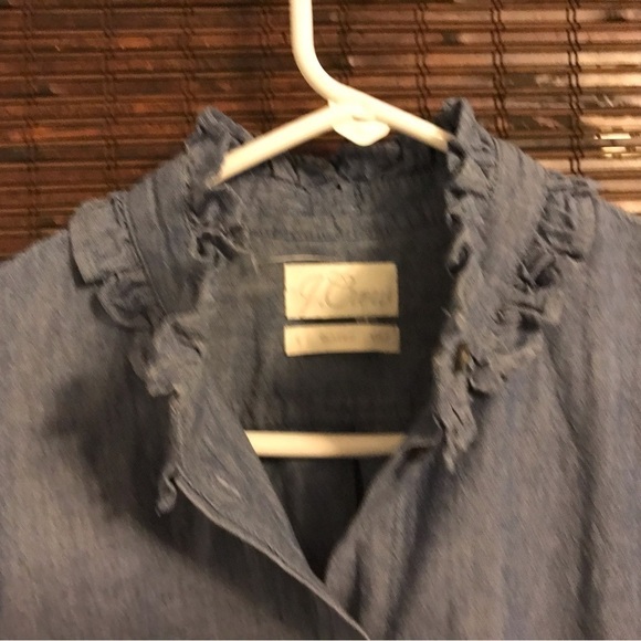JCrew Womens Jean Shirt - Picture 6 of 8